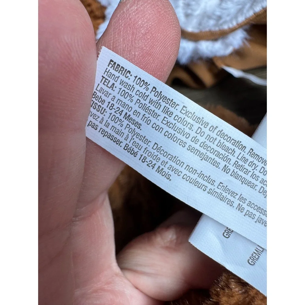 Gremlins Gizmo Baby Toddler‎ Costume Two Piece Size 18-24 Months - Picture 3 of 3